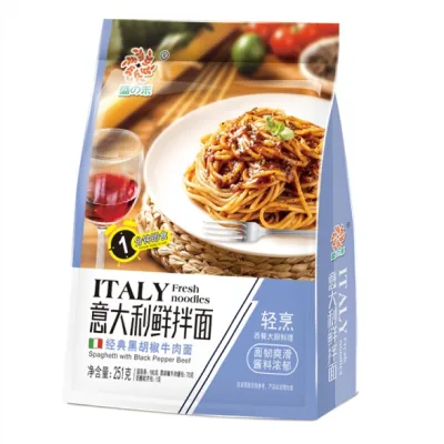 黑胡椒牛肉鲜拌面袋装