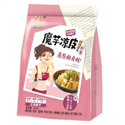 Konjac Cold Noodles, spicy crayfish